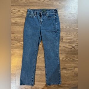 Ralph Lauren Women's Straight Leg Blue Jeans